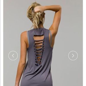 Braid back tank